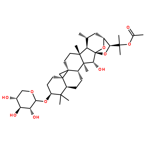 b-D-Xylopyranoside, (3b,15a,16a,23R,24S)-25-(acetyloxy)-16,23:16,24-diepoxy-15-hydroxy-9,19-cyclolanostan-3-yl