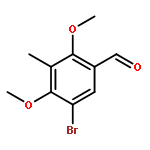 Benzaldehyde, 5-bromo-2,4-dimethoxy-3-methyl-