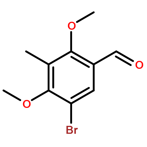 Benzaldehyde, 5-bromo-2,4-dimethoxy-3-methyl-