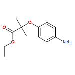 Propanoic acid, 2-(4-aminophenoxy)-2-methyl-, ethyl ester