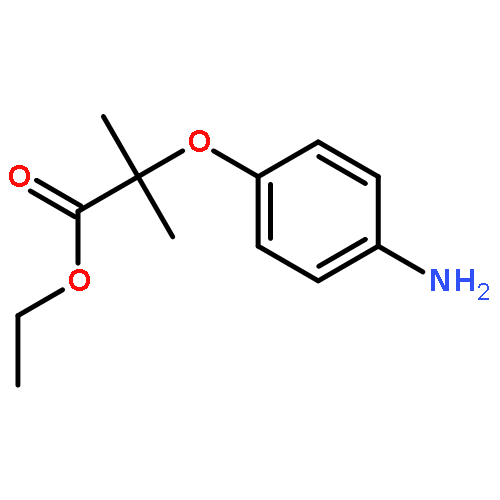 Propanoic acid, 2-(4-aminophenoxy)-2-methyl-, ethyl ester