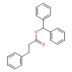 Benzenepropanoic acid, diphenylmethyl ester