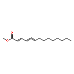 2,4,5-Tetradecatrienoic acid, methyl ester, (2E,4R)-