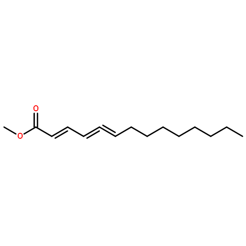 2,4,5-Tetradecatrienoic acid, methyl ester, (2E,4R)-