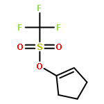 Methanesulfonic acid, trifluoro-, 1-cyclopenten-1-yl ester