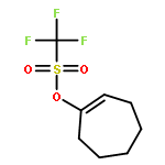 Methanesulfonic acid,1,1,1-trifluoro-, 1-cyclohepten-1-yl ester