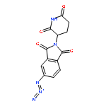 1H-Isoindole-1,3(2H)-dione, 5-azido-2-(2,6-dioxo-3-piperidinyl)-