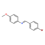 Benzenamine, N-[(4-bromophenyl)methylene]-4-methoxy-