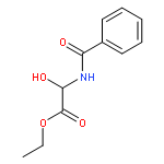 ACETIC ACID, (BENZOYLAMINO)HYDROXY-, ETHYL ESTER