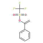 Methanesulfonic acid, trifluoro-, 1-phenylethenyl ester