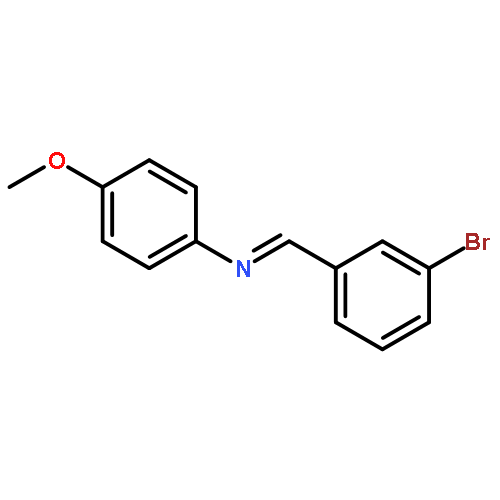 Benzenamine, N-[(3-bromophenyl)methylene]-4-methoxy-