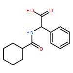 Benzeneacetic acid, a-[(cyclohexylcarbonyl)amino]-