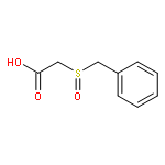 Acetic acid, [(phenylmethyl)sulfinyl]-