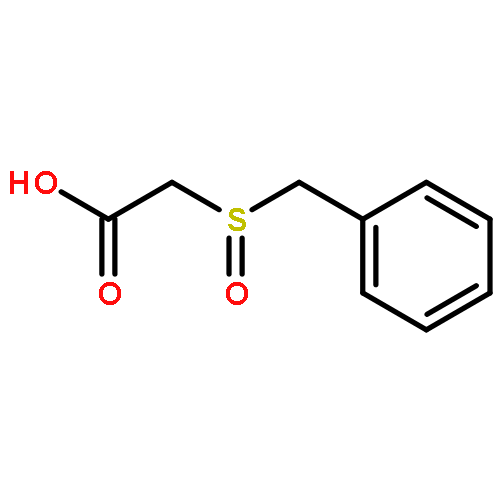 Acetic acid, [(phenylmethyl)sulfinyl]-