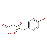 Acetic acid,2-[[(4-methoxyphenyl)methyl]sulfonyl]-