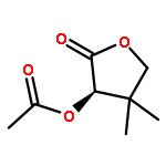 2(3H)-Furanone, 3-(acetyloxy)dihydro-4,4-dimethyl-, (3R)-