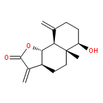 Naphtho[1,2-b]furan-2(3H)-one,decahydro-6-hydroxy-5a-methyl-3,9-bis(methylene)-, (3aS,5aR,6R,9aS,9bS)-