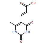 2-Propenoic acid,3-(1,2,3,4-tetrahydro-6-methyl-2,4-dioxo-5-pyrimidinyl)-, (2E)-