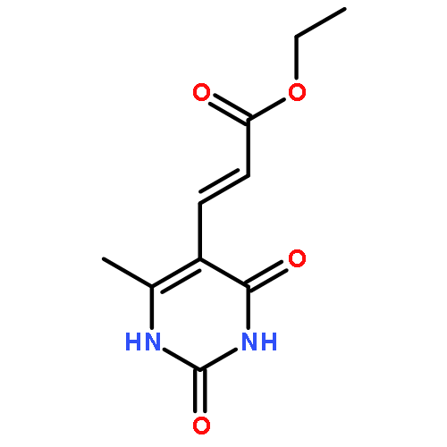 2-Propenoic acid,3-(1,2,3,4-tetrahydro-6-methyl-2,4-dioxo-5-pyrimidinyl)-, ethyl ester, (E)-(9CI)