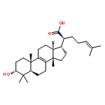 Lanosta-8,24-dien-21-oicacid, 3-hydroxy-, (3a,13a,14b,17a,20S)- (9CI)