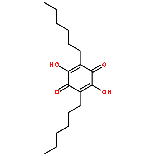 2,5-Cyclohexadiene-1,4-dione,2,5-dihexyl-3,6-dihydroxy-