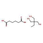 Hexanedioic acid,polymers,polymer with 2-ethyl-2-(hydroxymethyl)-1,3-propanediol 