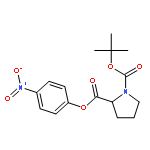 1,2-Pyrrolidinedicarboxylicacid, 1-(1,1-dimethylethyl) 2-(4-nitrophenyl) ester, (2S)-