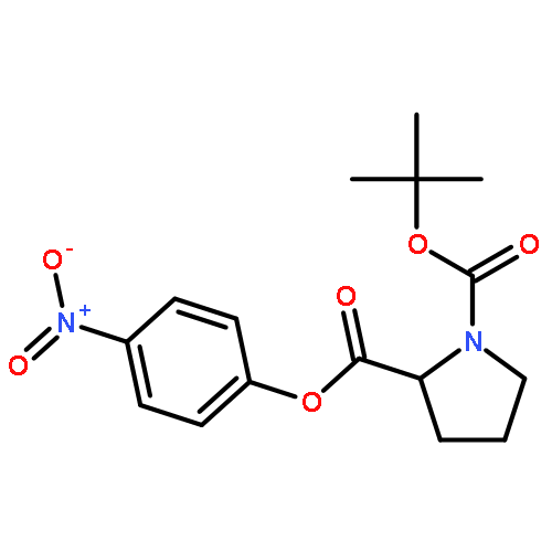 1,2-Pyrrolidinedicarboxylicacid, 1-(1,1-dimethylethyl) 2-(4-nitrophenyl) ester, (2S)-