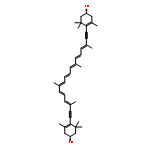 b,b-Carotene-3,3'-diol, 7,7',8,8'-tetradehydro-,(3R,3'R)-