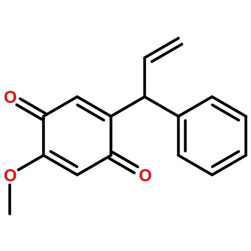 2,5-Cyclohexadiene-1,4-dione,2-methoxy-5-(1-phenyl-2-propen-1-yl)-