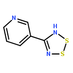 3H-1,2,3,5-Dithiadiazol-3-yl, 4-(3-pyridinyl)-