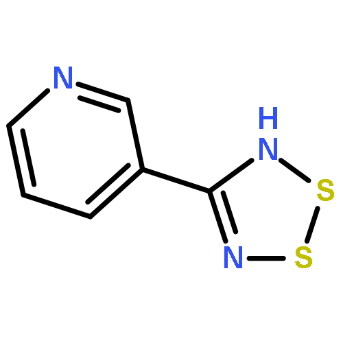 3H-1,2,3,5-Dithiadiazol-3-yl, 4-(3-pyridinyl)-