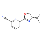 2-Pyridinecarbonitrile, 6-[(4S)-4,5-dihydro-4-(1-methylethyl)-2-oxazolyl]-