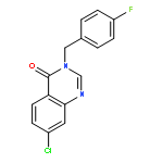 4(3H)-Quinazolinone, 7-chloro-3-[(4-fluorophenyl)methyl]-