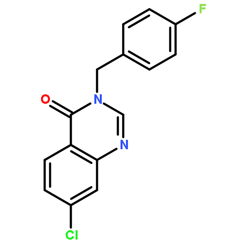 4(3H)-Quinazolinone, 7-chloro-3-[(4-fluorophenyl)methyl]-