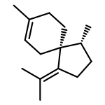 Spiro[4.5]dec-7-ene, 1,8-dimethyl-4-(1-methylethylidene)-, (1R,5S)-