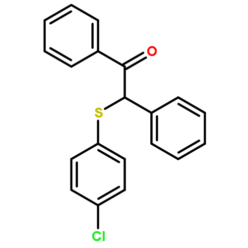 Ethanone, 2-[(4-chlorophenyl)thio]-1,2-diphenyl-