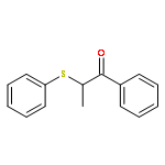 1-Propanone, 1-phenyl-2-(phenylthio)-