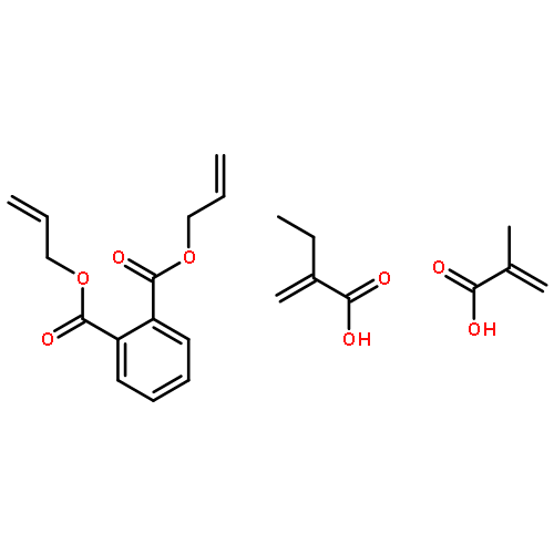 diallyl benzene-1,2-dicarboxylate; 2-methylenebutanoic acid; 2-methylprop-2-enoic acid