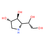 3,4-Pyrrolidinediol, 2-[(1S)-1,2-dihydroxyethyl]-, (2S,3S,4S)-