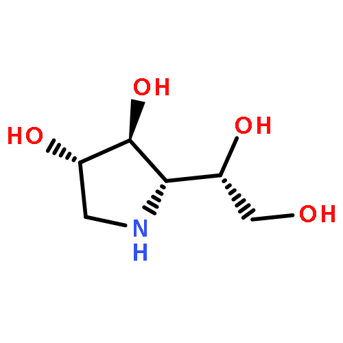 3,4-Pyrrolidinediol, 2-[(1S)-1,2-dihydroxyethyl]-, (2S,3S,4S)-