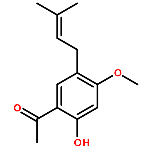 Ethanone, 1-[2-hydroxy-4-methoxy-5-(3-methyl-2-butenyl)phenyl]-