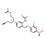 Acetamide,N-[5-[[2-(acetyloxy)ethyl](2-cyanoethyl)amino]-2-[2-(2-chloro-4-nitrophenyl)diazenyl]phenyl]-