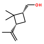 Cyclobutanemethanol, 2,2-dimethyl-3-(1-methylethenyl)-, (1R-cis)-