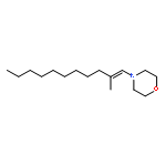 Morpholine, 4-(2-methyl-1-undecenyl)-