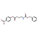 Butanoicacid, 4-[[(phenylmethoxy)carbonyl]amino]-, 4-nitrophenyl ester