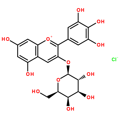 DELPHINIDIN-3-GALACTOSIDE 