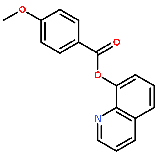 Benzoic acid, 4-methoxy-, 8-quinolinyl ester