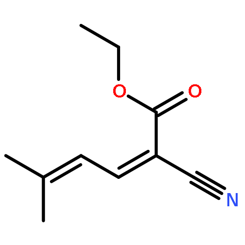 2,4-Hexadienoic acid, 2-cyano-5-methyl-, ethyl ester