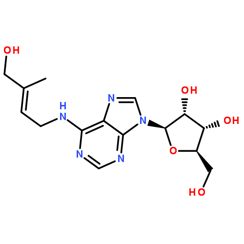 Adenosine,N-(4-hydroxy-3-methyl-2-butenyl)- (7CI,8CI,9CI)